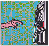 dime dropper (blue & green)