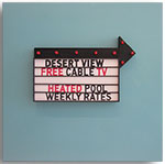 sean finnochio, desert view sign