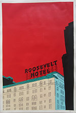 red vertical roosevelt hotel red vertical roosevelt hotel