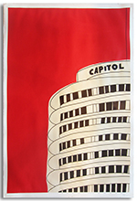 red capitol records bldg-left side red capitol records bldg-left side